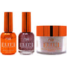 NuRevolution Elite 4-in-1 - LED/UV Soak Off Gel Polish 0.5 oz. + Nail Lacquer 0.5 oz. + Acrylic - Dipping - Sculpting Powder 2 oz. - #EMS84 Charisma Aura