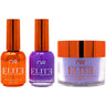 NuRevolution Elite 4-in-1 - LED/UV Soak Off Gel Polish 0.5 oz. + Nail Lacquer 0.5 oz. + Acrylic - Dipping - Sculpting Powder 2 oz. - #EMS86 Violet Vixen