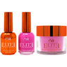 NuRevolution Elite 4-in-1 - LED/UV Soak Off Gel Polish 0.5 oz. + Nail Lacquer 0.5 oz. + Acrylic - Dipping - Sculpting Powder 2 oz. - #EMS87 Pinkish Plum