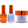 NuRevolution Elite 4-in-1 - LED/UV Soak Off Gel Polish 0.5 oz. + Nail Lacquer 0.5 oz. + Acrylic - Dipping - Sculpting Powder 2 oz. - #EMS89 Agate Temptation