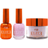 NuRevolution Elite 4-in-1 - LED/UV Soak Off Gel Polish 0.5 oz. + Nail Lacquer 0.5 oz. + Acrylic - Dipping - Sculpting Powder 2 oz. - #EMS92 Strawberry Sorbet