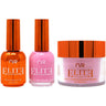 NuRevolution Elite 4-in-1 - LED/UV Soak Off Gel Polish 0.5 oz. + Nail Lacquer 0.5 oz. + Acrylic - Dipping - Sculpting Powder 2 oz. - #EMS95 Sweetheart Swirl