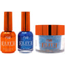 NuRevolution Elite 4-in-1 - LED/UV Soak Off Gel Polish 0.5 oz. + Nail Lacquer 0.5 oz. + Acrylic - Dipping - Sculpting Powder 2 oz. - #EMS96 Sapphire Sparkle