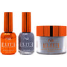 NuRevolution Elite 4-in-1 - LED/UV Soak Off Gel Polish 0.5 oz. + Nail Lacquer 0.5 oz. + Acrylic - Dipping - Sculpting Powder 2 oz. - #EMS97 Smoky Quartz