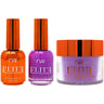 NuRevolution Elite 4-in-1 - LED/UV Soak Off Gel Polish 0.5 oz. + Nail Lacquer 0.5 oz. + Acrylic - Dipping - Sculpting Powder 2 oz. - #EMS98 Berry Blush