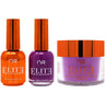 NuRevolution Elite 4-in-1 - LED/UV Soak Off Gel Polish 0.5 oz. + Nail Lacquer 0.5 oz. + Acrylic - Dipping - Sculpting Powder 2 oz. - #EMS99 Mulberry Magic