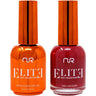 NuRevolution Elite Duo - LED/UV Soak Off Gel Polish 0.5 oz. + Nail Lacquer 0.5 oz. - #EGP05 Fiery Flamenco