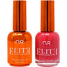 NuRevolution Elite Duo - LED/UV Soak Off Gel Polish 0.5 oz. + Nail Lacquer 0.5 oz. - #EGP08 Rosy Rouge