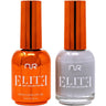 NuRevolution Elite Duo - LED/UV Soak Off Gel Polish 0.5 oz. + Nail Lacquer 0.5 oz. - #EGP116 Charcoal Chic