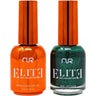 NuRevolution Elite Duo - LED/UV Soak Off Gel Polish 0.5 oz. + Nail Lacquer 0.5 oz. - #EGP117 Emerald Elegance
