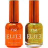 NuRevolution Elite Duo - LED/UV Soak Off Gel Polish 0.5 oz. + Nail Lacquer 0.5 oz. - #EGP118 Gold Glamour