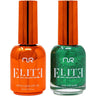NuRevolution Elite Duo - LED/UV Soak Off Gel Polish 0.5 oz. + Nail Lacquer 0.5 oz. - #EGP119 Sage Sparkle