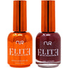 NuRevolution Elite Duo - LED/UV Soak Off Gel Polish 0.5 oz. + Nail Lacquer 0.5 oz. - #EGP20 Burgundy Bliss