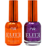 NuRevolution Elite Duo - LED/UV Soak Off Gel Polish 0.5 oz. + Nail Lacquer 0.5 oz. - #EGP24 Grape Glitz