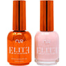 NuRevolution Elite Duo - LED/UV Soak Off Gel Polish 0.5 oz. + Nail Lacquer 0.5 oz. - #EGP30 Peach Parfait