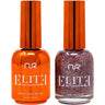 NuRevolution Elite Duo - LED/UV Soak Off Gel Polish 0.5 oz. + Nail Lacquer 0.5 oz. - #EGP36 Rose Gold Glitter