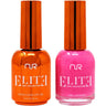 NuRevolution Elite Duo - LED/UV Soak Off Gel Polish 0.5 oz. + Nail Lacquer 0.5 oz. - #EGP56 Hot Pink Hype