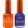 NuRevolution Elite Duo - LED/UV Soak Off Gel Polish 0.5 oz. + Nail Lacquer 0.5 oz. - #EGP58 Midnight Magic