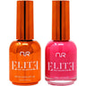 NuRevolution Elite Duo - LED/UV Soak Off Gel Polish 0.5 oz. + Nail Lacquer 0.5 oz. - #EGP67 Raspberry Romance
