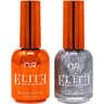 NuRevolution Elite Duo - LED/UV Soak Off Gel Polish 0.5 oz. + Nail Lacquer 0.5 oz. - #EGP72 Platinum Pop