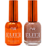 NuRevolution Elite Duo - LED/UV Soak Off Gel Polish 0.5 oz. + Nail Lacquer 0.5 oz. - #EGP73 Mocha Maven