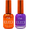 NuRevolution Elite Duo - LED/UV Soak Off Gel Polish 0.5 oz. + Nail Lacquer 0.5 oz. - #EGP86 Violet Vixen