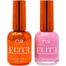 NuRevolution Elite Duo - LED/UV Soak Off Gel Polish 0.5 oz. + Nail Lacquer 0.5 oz. - #EGP95 Sweetheart Swirl