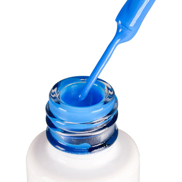NuRevolution Gel Liner - Soak Off Gel Polish and Gel Liner Brush - Nail Art - Blue Tang / 8 mL.