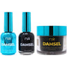NuRevolution Lavish 4-in-1 - LED/UV Soak Off Gel Polish 0.5 oz. + Nail Lacquer 0.5 oz. + Acrylic - Dipping - Sculpting Powder 2 oz. - #LMS01 Dark Desire