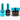 NuRevolution Lavish 4-in-1 - LED/UV Soak Off Gel Polish 0.5 oz. + Nail Lacquer 0.5 oz. + Acrylic - Dipping - Sculpting Powder 2 oz. - #LMS01 Dark Desire
