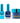 NuRevolution Lavish 4-in-1 - LED/UV Soak Off Gel Polish 0.5 oz. + Nail Lacquer 0.5 oz. + Acrylic - Dipping - Sculpting Powder 2 oz. - #LMS100 Opulent Orion