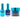 NuRevolution Lavish 4-in-1 - LED/UV Soak Off Gel Polish 0.5 oz. + Nail Lacquer 0.5 oz. + Acrylic - Dipping - Sculpting Powder 2 oz. - #LMS100 Opulent Orion