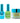 NuRevolution Lavish 4-in-1 - LED/UV Soak Off Gel Polish 0.5 oz. + Nail Lacquer 0.5 oz. + Acrylic - Dipping - Sculpting Powder 2 oz. - #LMS102 Kiwi Kool