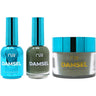 NuRevolution Lavish 4-in-1 - LED/UV Soak Off Gel Polish 0.5 oz. + Nail Lacquer 0.5 oz. + Acrylic - Dipping - Sculpting Powder 2 oz. - #LMS104 Calipso
