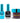 NuRevolution Lavish 4-in-1 - LED/UV Soak Off Gel Polish 0.5 oz. + Nail Lacquer 0.5 oz. + Acrylic - Dipping - Sculpting Powder 2 oz. - #LMS108 Black Cherry