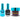 NuRevolution Lavish 4-in-1 - LED/UV Soak Off Gel Polish 0.5 oz. + Nail Lacquer 0.5 oz. + Acrylic - Dipping - Sculpting Powder 2 oz. - #LMS108 Black Cherry