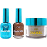 NuRevolution Lavish 4-in-1 - LED/UV Soak Off Gel Polish 0.5 oz. + Nail Lacquer 0.5 oz. + Acrylic - Dipping - Sculpting Powder 2 oz. - #LMS110 Golden Ticket