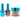 NuRevolution Lavish 4-in-1 - LED/UV Soak Off Gel Polish 0.5 oz. + Nail Lacquer 0.5 oz. + Acrylic - Dipping - Sculpting Powder 2 oz. - #LMS110 Golden Ticket