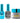 NuRevolution Lavish 4-in-1 - LED/UV Soak Off Gel Polish 0.5 oz. + Nail Lacquer 0.5 oz. + Acrylic - Dipping - Sculpting Powder 2 oz. - #LMS112 Midnight Wish