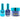 NuRevolution Lavish 4-in-1 - LED/UV Soak Off Gel Polish 0.5 oz. + Nail Lacquer 0.5 oz. + Acrylic - Dipping - Sculpting Powder 2 oz. - #LMS113 Ocean Depths