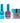 NuRevolution Lavish 4-in-1 - LED/UV Soak Off Gel Polish 0.5 oz. + Nail Lacquer 0.5 oz. + Acrylic - Dipping - Sculpting Powder 2 oz. - #LMS118 Galaxy Glitz
