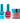 NuRevolution Lavish 4-in-1 - LED/UV Soak Off Gel Polish 0.5 oz. + Nail Lacquer 0.5 oz. + Acrylic - Dipping - Sculpting Powder 2 oz. - #LMS15 Berry Me