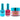 NuRevolution Lavish 4-in-1 - LED/UV Soak Off Gel Polish 0.5 oz. + Nail Lacquer 0.5 oz. + Acrylic - Dipping - Sculpting Powder 2 oz. - #LMS15 Berry Me
