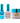 NuRevolution Lavish 4-in-1 - LED/UV Soak Off Gel Polish 0.5 oz. + Nail Lacquer 0.5 oz. + Acrylic - Dipping - Sculpting Powder 2 oz. - #LMS17 Riviera Party
