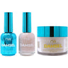 NuRevolution Lavish 4-in-1 - LED/UV Soak Off Gel Polish 0.5 oz. + Nail Lacquer 0.5 oz. + Acrylic - Dipping - Sculpting Powder 2 oz. - #LMS19 Tempting