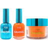 NuRevolution Lavish 4-in-1 - LED/UV Soak Off Gel Polish 0.5 oz. + Nail Lacquer 0.5 oz. + Acrylic - Dipping - Sculpting Powder 2 oz. - #LMS38 Papaya Punch