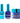 NuRevolution Lavish 4-in-1 - LED/UV Soak Off Gel Polish 0.5 oz. + Nail Lacquer 0.5 oz. + Acrylic - Dipping - Sculpting Powder 2 oz. - #LMS41 Magic Whale