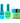 NuRevolution Lavish 4-in-1 - LED/UV Soak Off Gel Polish 0.5 oz. + Nail Lacquer 0.5 oz. + Acrylic - Dipping - Sculpting Powder 2 oz. - #LMS43 Jungle Jolt