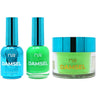 NuRevolution Lavish 4-in-1 - LED/UV Soak Off Gel Polish 0.5 oz. + Nail Lacquer 0.5 oz. + Acrylic - Dipping - Sculpting Powder 2 oz. - #LMS43 Jungle Jolt