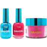 NuRevolution Lavish 4-in-1 - LED/UV Soak Off Gel Polish 0.5 oz. + Nail Lacquer 0.5 oz. + Acrylic - Dipping - Sculpting Powder 2 oz. - #LMS49 Joy
